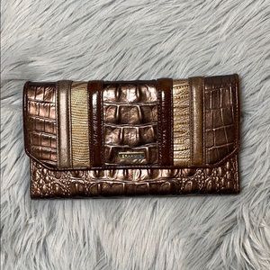 Brahmin Brown Alligator Wallet